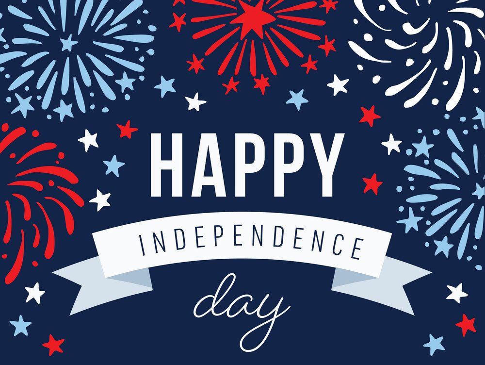 Happy Independence day, 4th July national holiday Edison National Bank